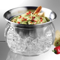 Prodyne ICED Dip-on-Ice Stainless-Steel Serving Bowl