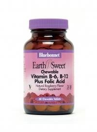 EarthSweet Vitamin B-6, B-12 & Folic Acid - 60 - Chewable