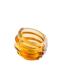 Orrefors Eko Votive Candleholder, Amber