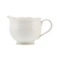 Lenox French Perle Sauce Pitcher, White