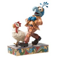 Enesco Disney Traditions by Jim Shore Gonzo with Chicken Figurine, 6-1/2-Inch