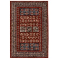 Couristan Timeless Treasures 4307/0300 Royal Kazak Area Rug - Burgundy