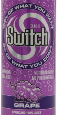 The Switch Sparkling Juice, Grape, 8-Ounce Cans (Pack of 24)