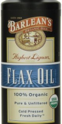 Barlean's Organic Oils High Lignan Flax Oil, 16-Ounce Bottle