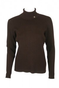 LAUREN Ralph Lauren Petites Ribbed Turtle Neck Sweater