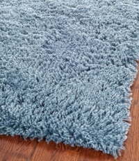 Safavieh SG240C Shag Collection Classic Handmade Light Blue Shag Area Rug, 2-Feet by 3-Feet