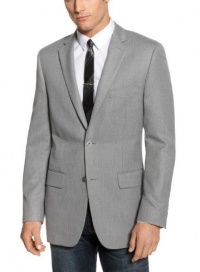 Alfani Red Label Slim Fit Gray Herringbone Sport Coat Suit-Separate