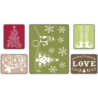 Sizzix 656985 Textured Impressions Embossing 5 Folders