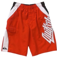 Quiksilver Kids Boardshorts Red, Large (7)