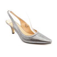 Karen Scott Women's Benedict Slingback Pumps in Pewter