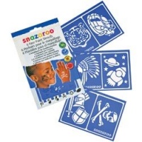 Snazaroo Face Paint Stencils - Boys Adventure, Set of 6