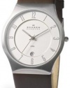 Skagen Men's 233XXLSL Brown Leather Watch