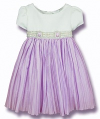 Princess Faith Toddler Girls Lilac & Ivory Dress, Size 3T