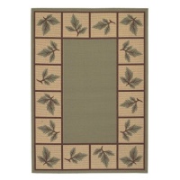 Surya Alfresco Woodland Indoor/Outdoor Area Rug - Sage