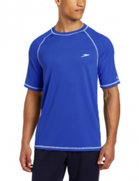 Speedo Men's UPF 50+ Easy Short Sleeve Rashguard Swim Tee