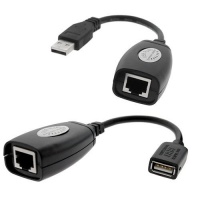 SANOXY® USB over Cat5/5e/6 Extension Cable RJ45 Adapter Set