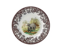 Spode Woodland American Wildlife  Black Bear Salad Plate