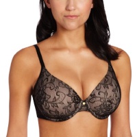 Natori Women's Calais Memory Contour Bra, Black/Cafe, 36D