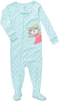 Carter's Girls 12-24 Months Dotted Ladybug Footed Sleeper