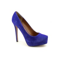 Boutique 9 Women's Kimberly Suede Platform Pump,Blue,9.5 M US