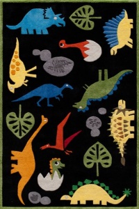 Lil Mo Whimsy Collection LMOJULMJ18BLK3050 Area Rug