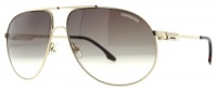 Carrera 58/S Sunglasses - 082O Semi Matte Gold (02 Brown Gradient Lens) - 61mm