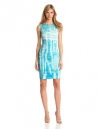 ELIE TAHARI Women's Emory Dress, Placid Blue, 6