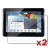 eForCity 2 packs Reusable Screen Protectors Compatible with Samsung© Galaxy Tab 2/ 10.1/ P5100/ P5110