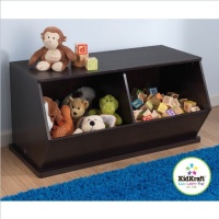 KidKraft Double Storage Unit - Espresso