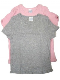 Greendog XS Cotton Basic Tees Pink and Gray