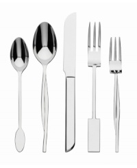 Give your table an edge. Four distinct handle designs in lustrous stainless steel make the Hybrid flatware set unlike any other. With service for four from Gourmet Settings.