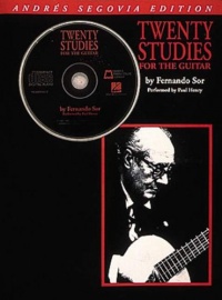 Andres Segovia - 20 Studies for the Guitar: Book/CD Pack