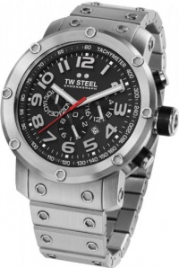 TW Steel Men's TW127 Grandeur Tech Stainless Steel Bracelet Watch