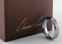 CleverEve Tungsten Carbide Ring 6mm Brushed & Polished Classic Tungsten Wedding Band (From Size 6 to 13)