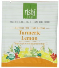 Rishi Tea, Turmeric Lemon, 15-Count