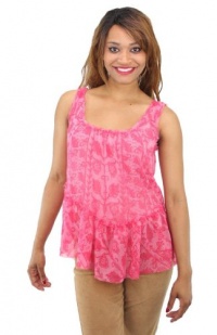 Rachel Rachel Roy, Sleeveless Floral Lace Print Tank