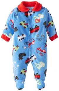 Carter's Watch the Wear Baby-Boys Newborn Cars Coverall, Blue, 0-3 Months