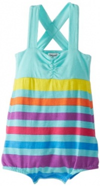 Splendid Littles Baby-Girls Infant Stripe Romper, Carnival Cardinal, 12-18 Months