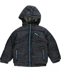 Puma - Kids Boys 2-7 Toddler Boy Encore Bubble Jacket, Black, 2T