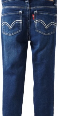 Levi's Girls 2-6X Skyler Super Stretch Denim Legging, Farrah, 3T