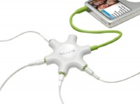 Belkin Rockstar Multi Headphone Splitter (White) White