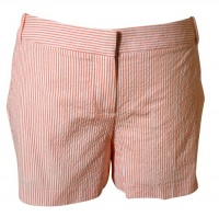 Theory Women's Shorts Striped Seersucker Filanne Size 8