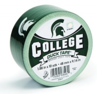 Duck Brand 240233 Michigan State University College Logo Duct Tape, 1.88-Inch by 10 Yards, Single Roll