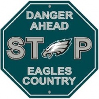 NFL Philadelphia Eagles Stop Sign