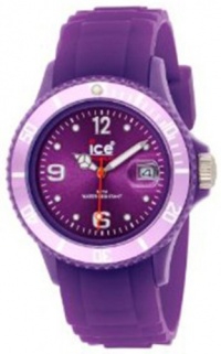 Ice-Watch Unisex SI.PE.U.S.09 Sili Collection Purple Plastic and Silicone Watch