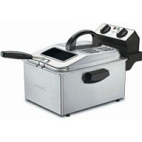 Waring DF250B 1800-Watt Deep Fryer, Brushed Stainless