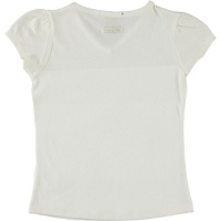 Baby Phat Girls Graphic V-neck Tee Pearl White LG