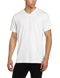 HUGO BOSS Men's Solid V-Neck Short Sleeve