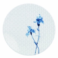 Lenox Simply Fine Watercolor Indigo Blue 10-3/4-Inch Coupe Dinner Plate