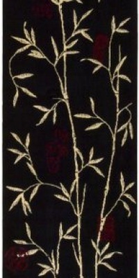 Nourison Rugs Chambord Collection CM07 Black Rectangle 5'6 x 7'5 Area Rug